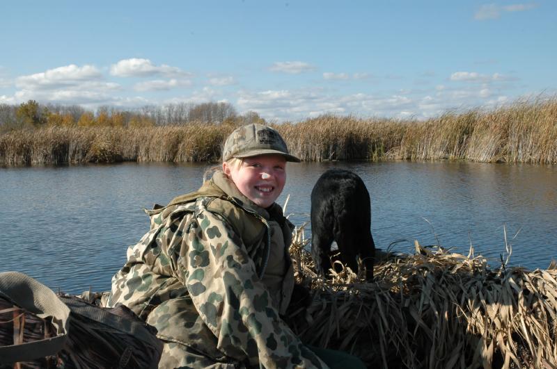 brianna.jpg - Brianna duck hunting